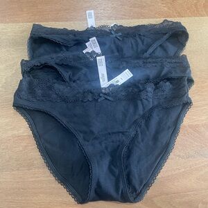 NWT 3 pairs Victoria’s Secret cotton panties
